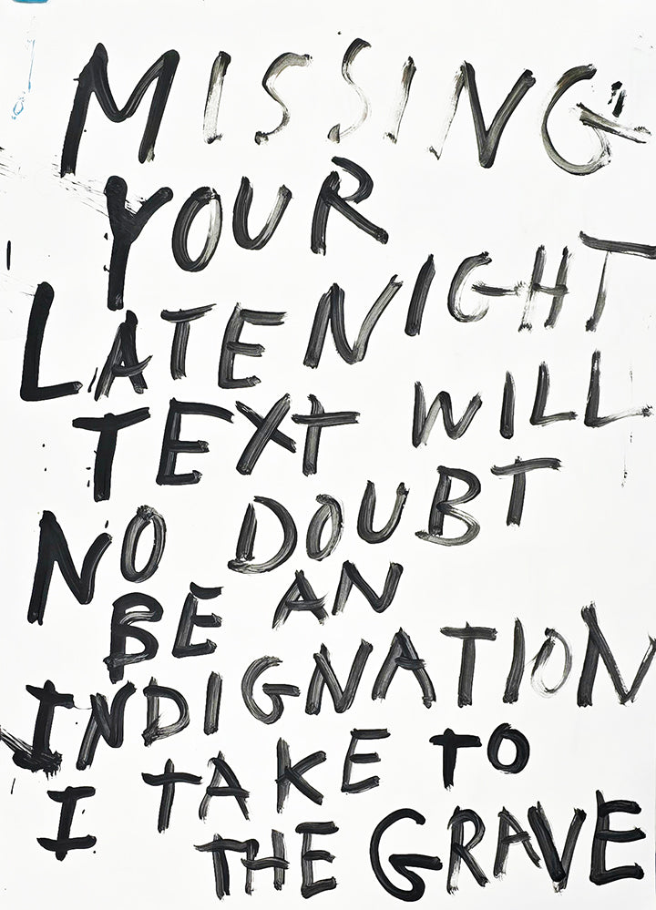 MISSING YOUR TEXT