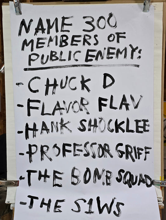 300 MEMBERS OF PUBLIC ENEMY